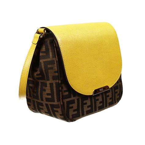 fendi yellow clutch|fendi clutch vintage.